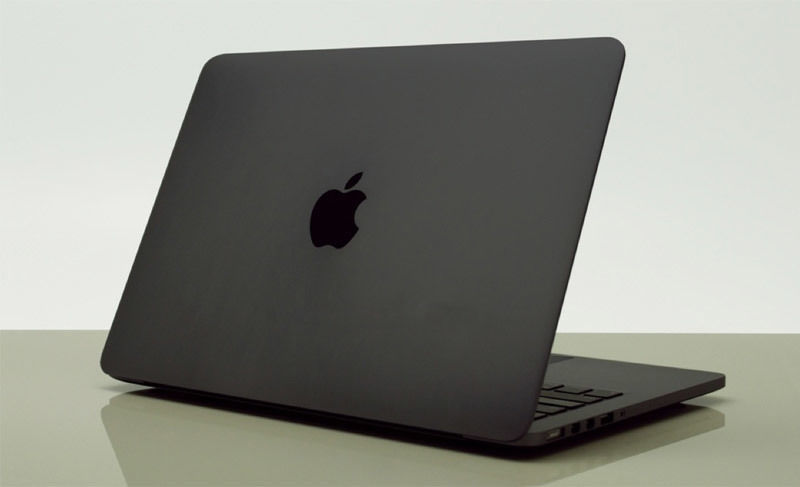 Macbook silver gold Space Gray 3D model_10