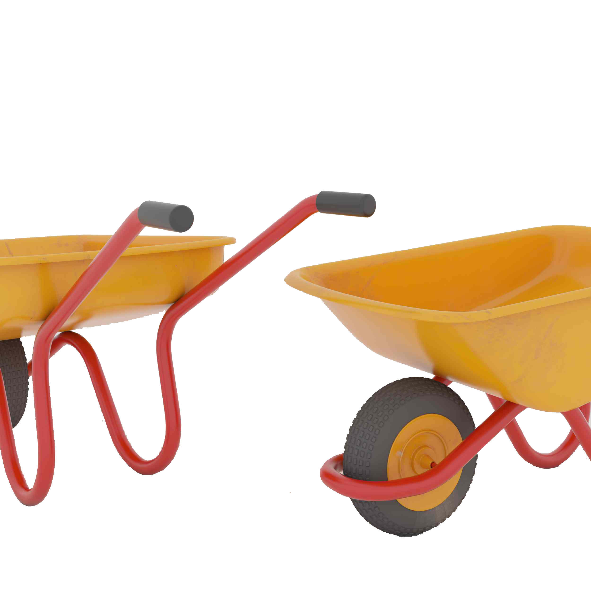 trolley wheelbarrow 3D model_1