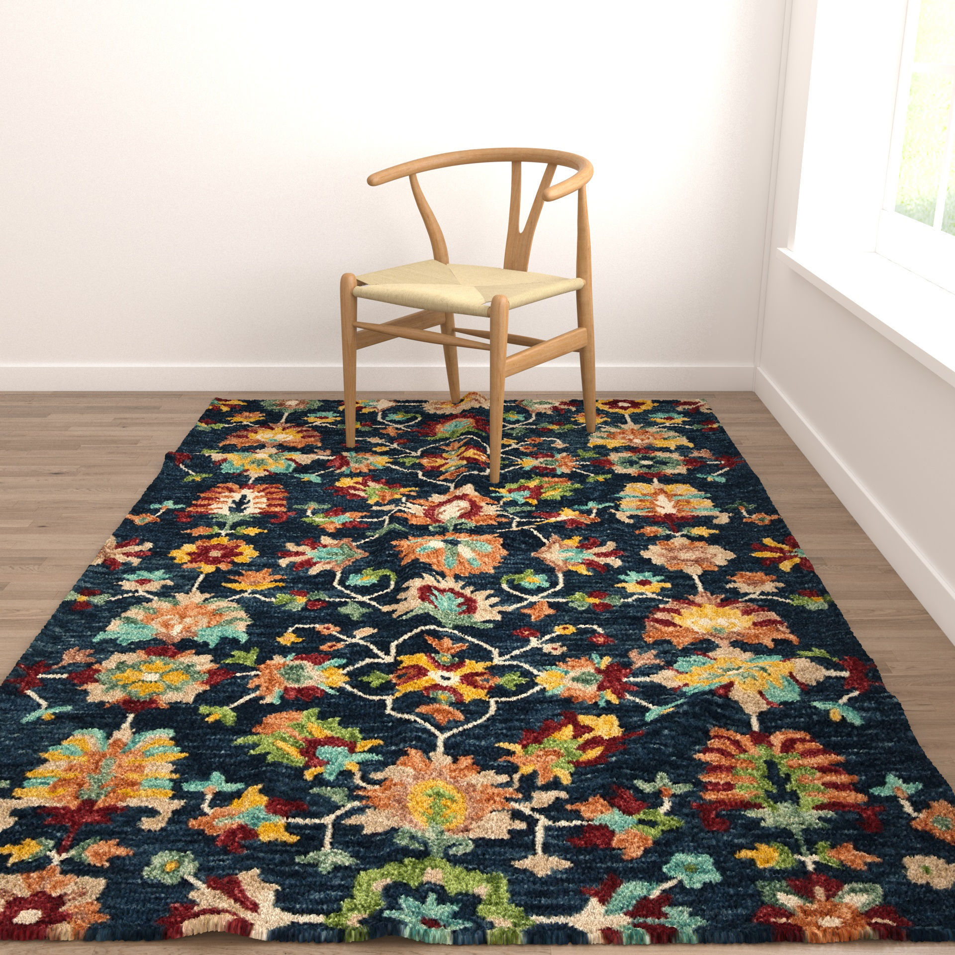 Rugs No 234 Low-poly 3D model_4