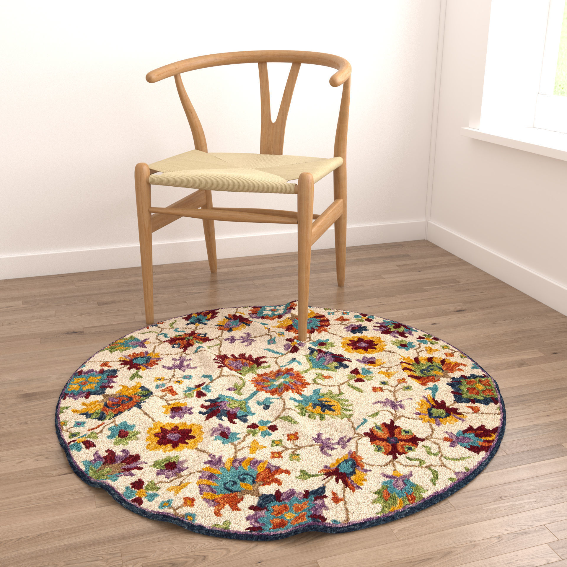 Rugs No 234 Low-poly 3D model_3