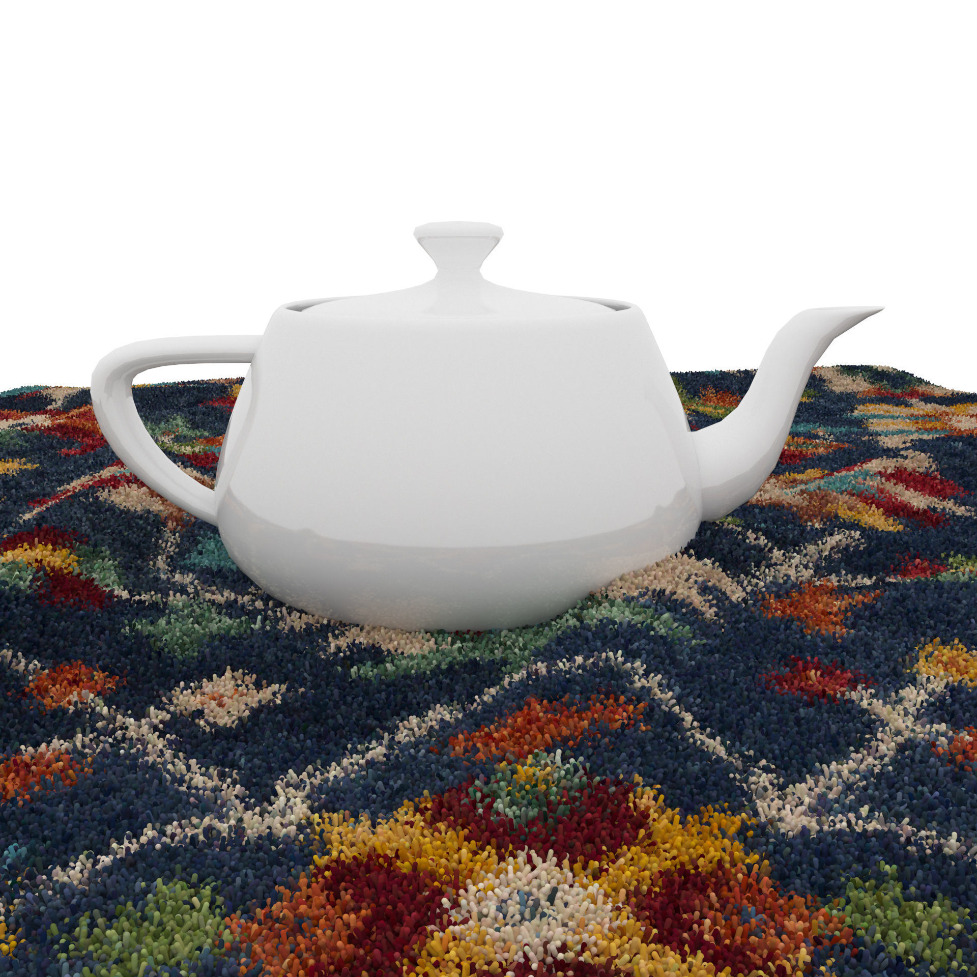 Rugs No 234 Low-poly 3D model_8