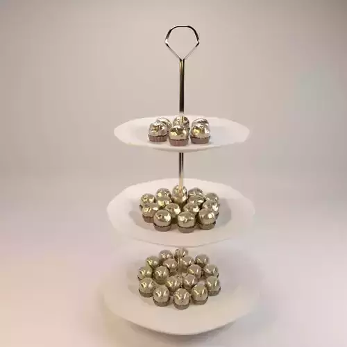 three-story porcelain pot