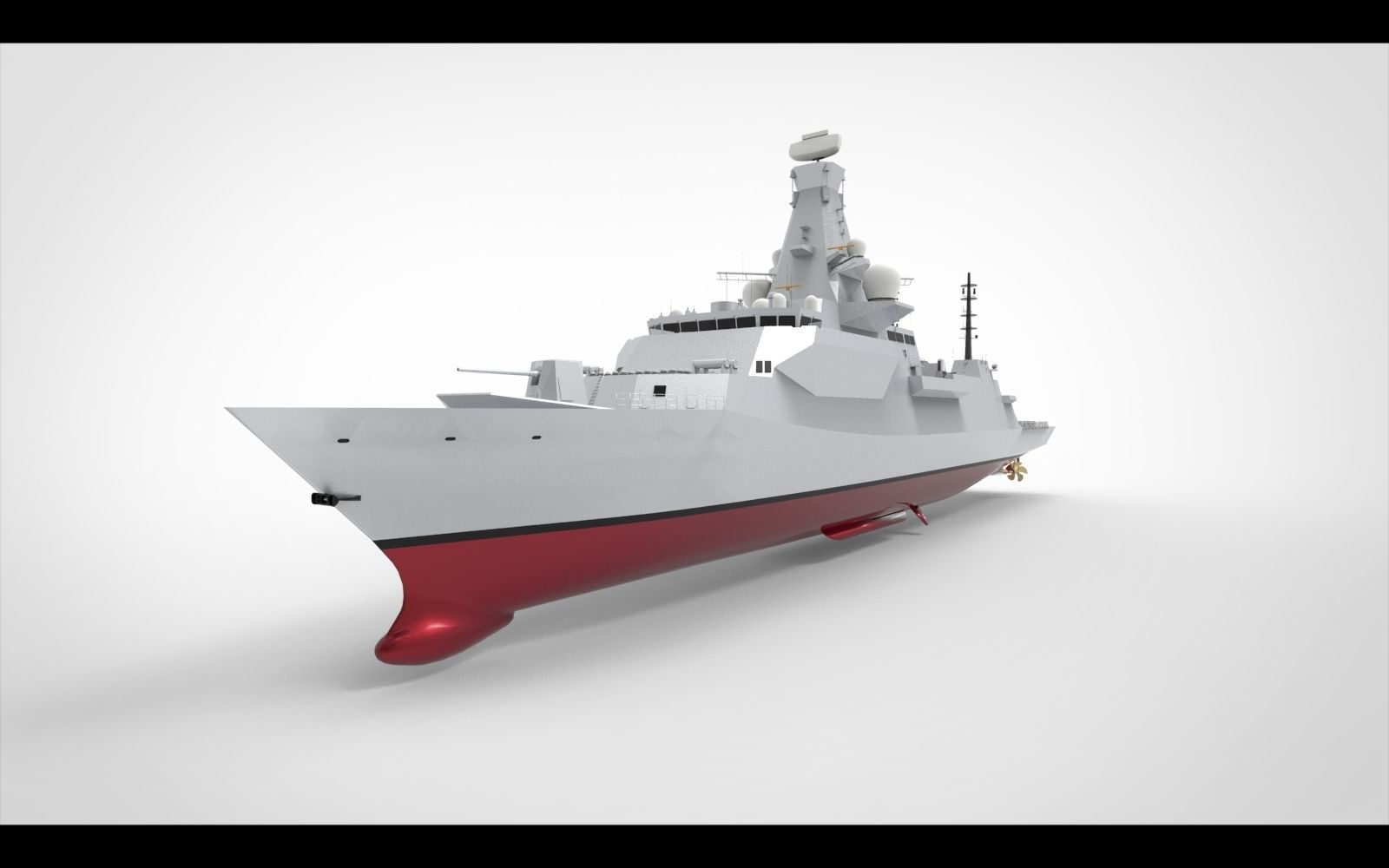 Frigate Type 26 3D model_8