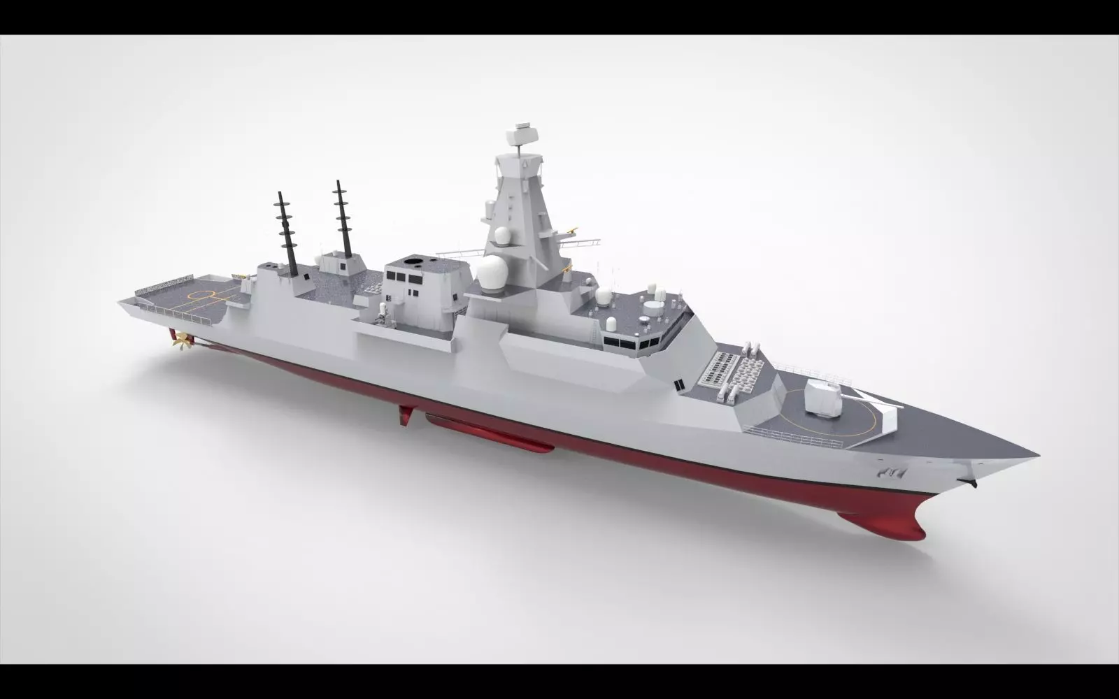 Frigate Type 26 3D model_0