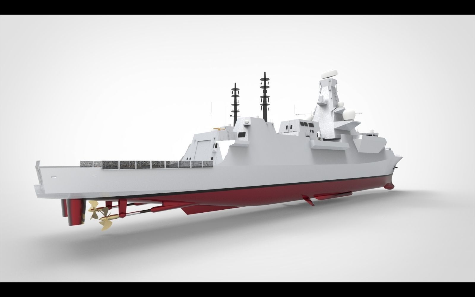 Frigate Type 26 3D model_10