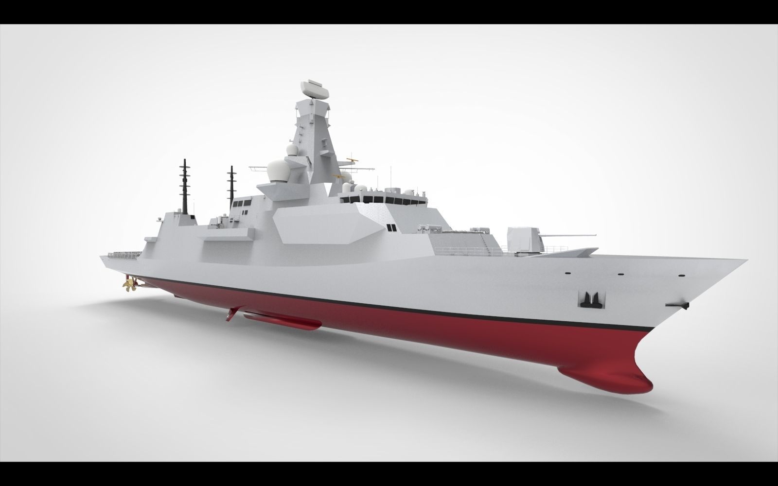 Frigate Type 26 3D model_3