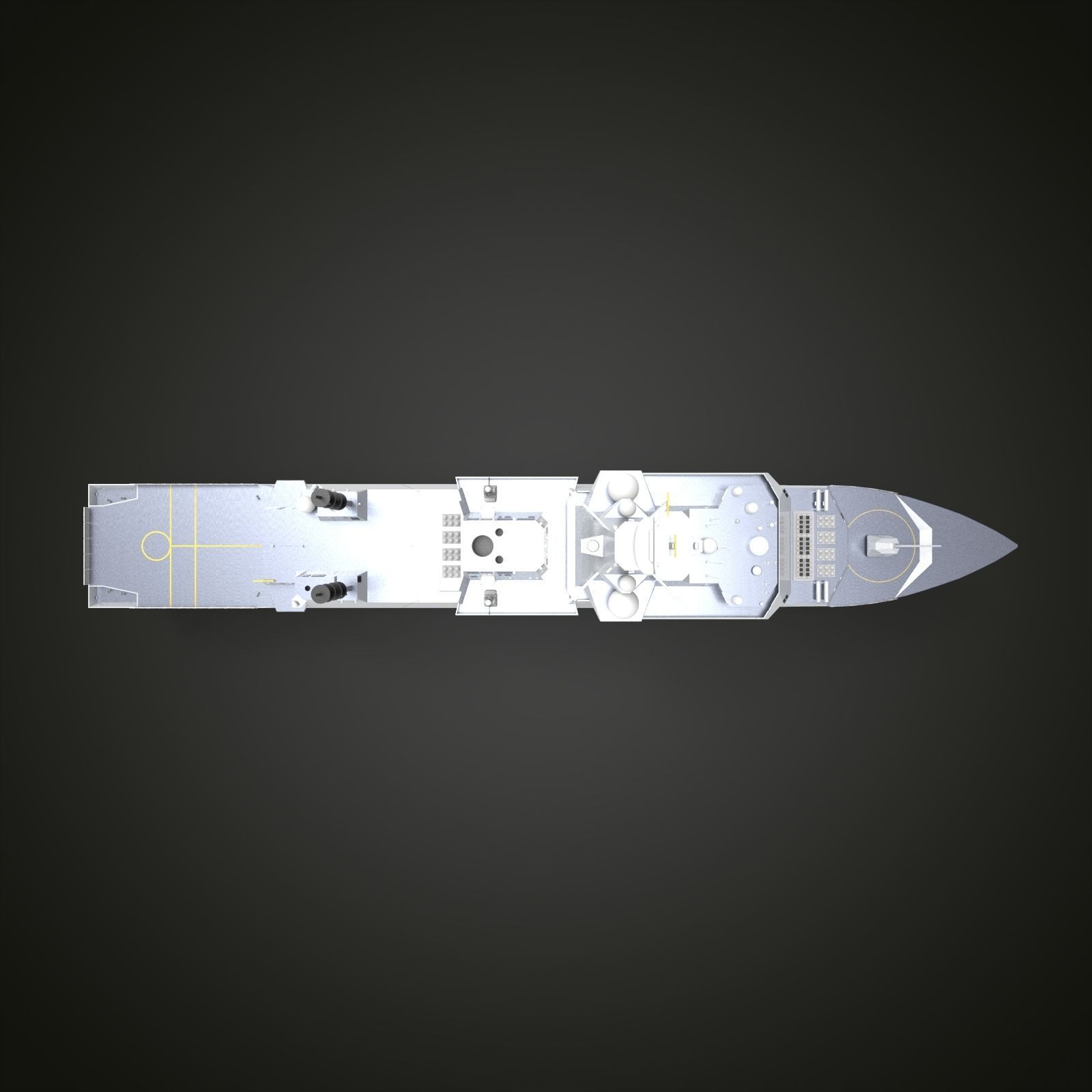 Frigate Type 26 3D model_7