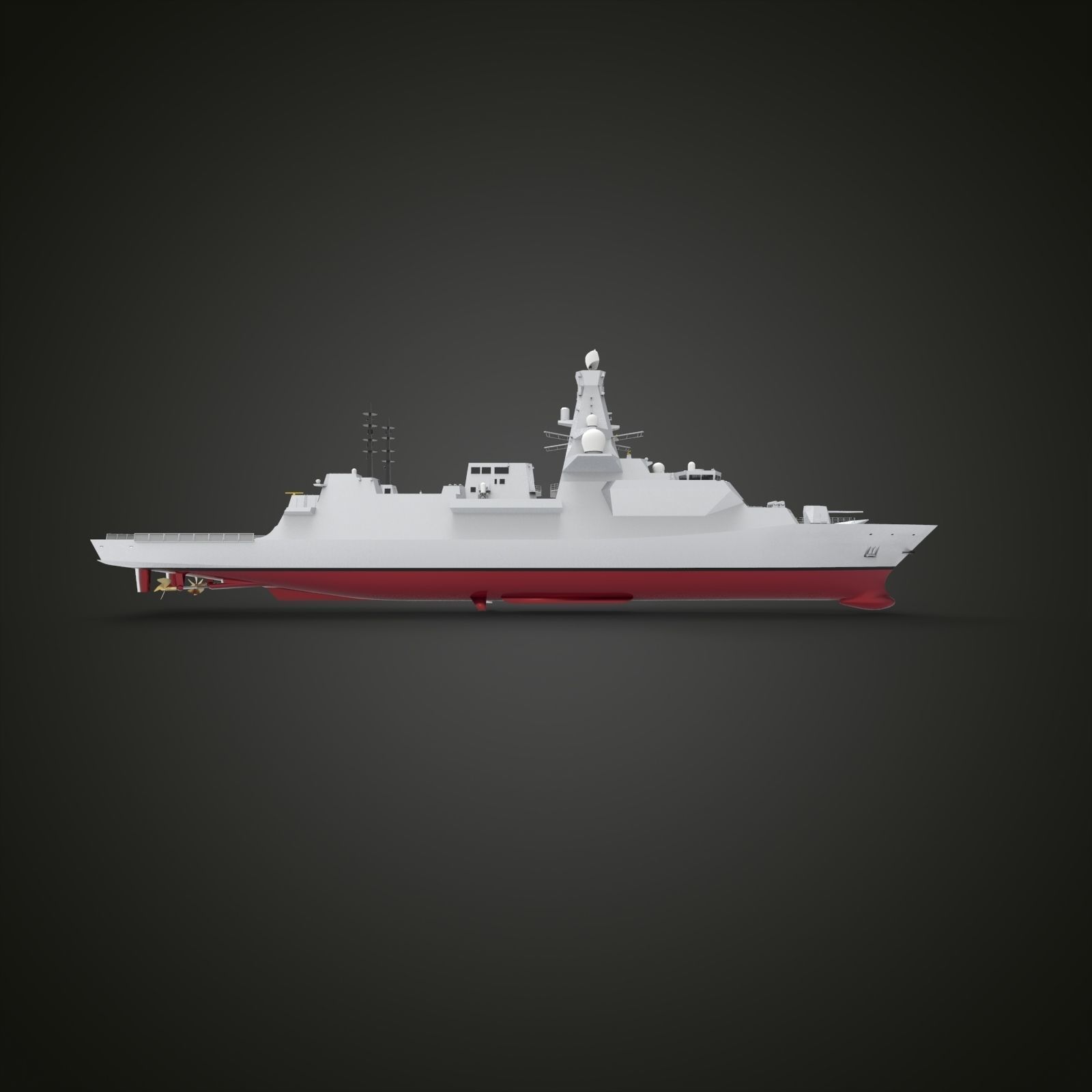 Frigate Type 26 3D model_9