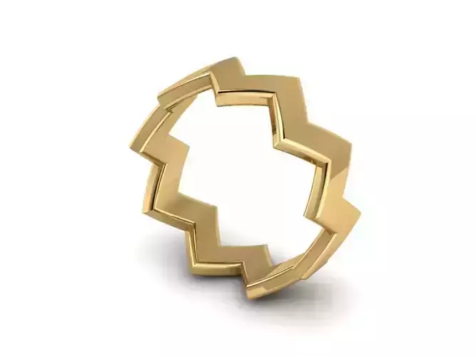 zigzag ring
