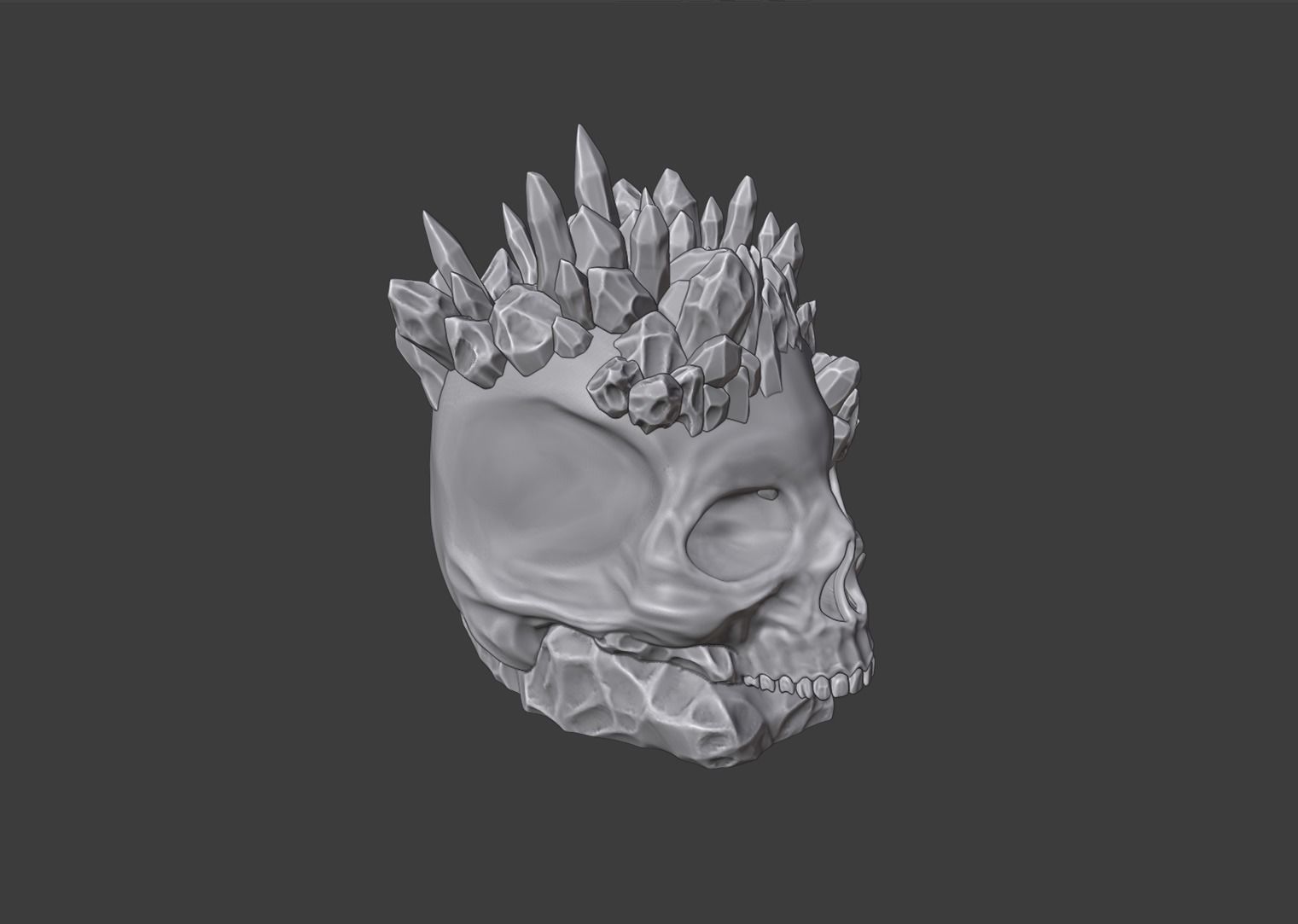 Skull Crystals - Resident Evil Village 3D print model_8