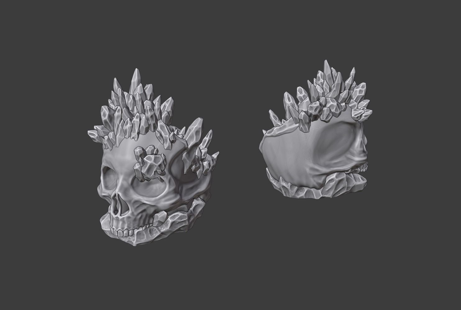 Skull Crystals - Resident Evil Village 3D print model_13