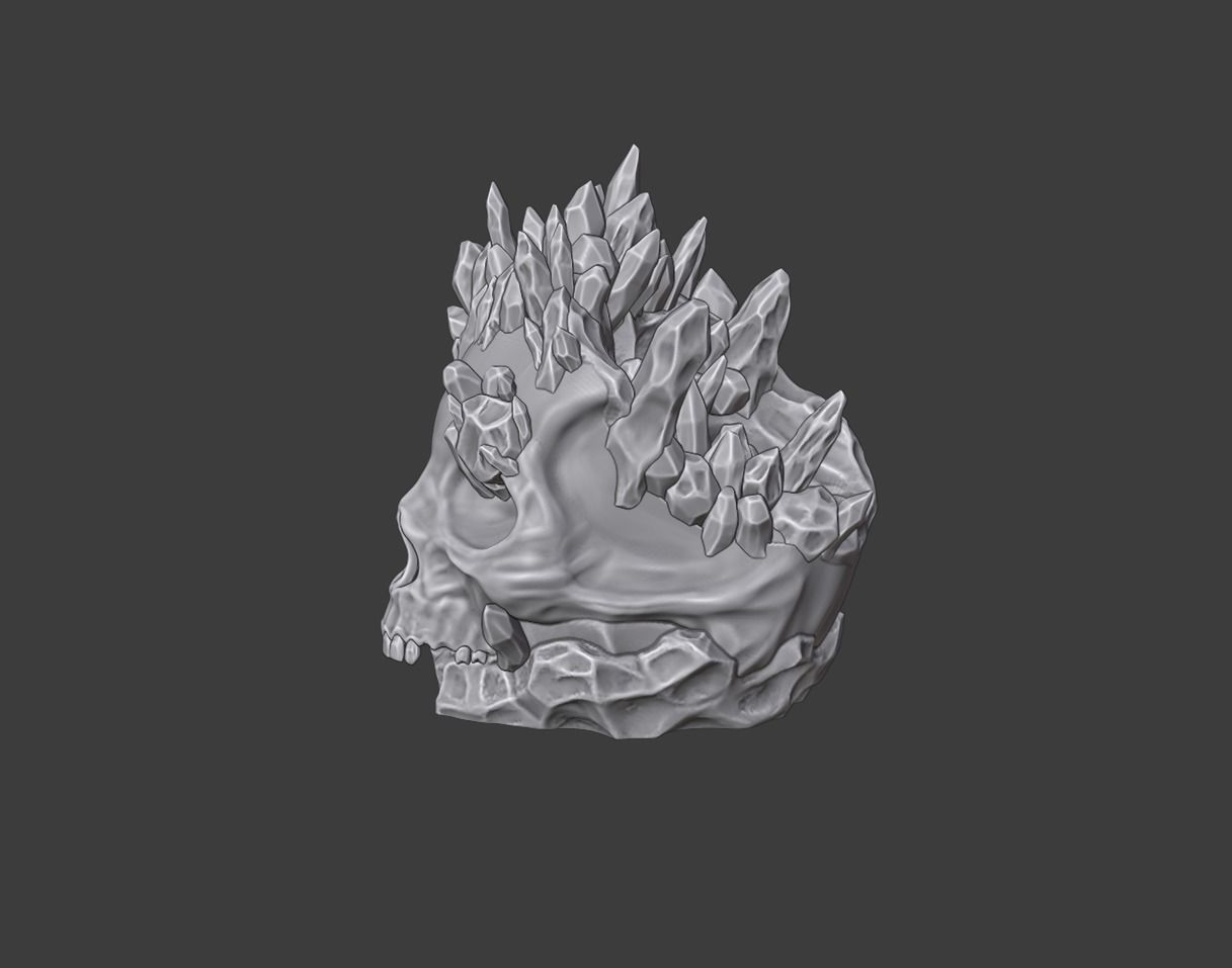 Skull Crystals - Resident Evil Village 3D print model_12