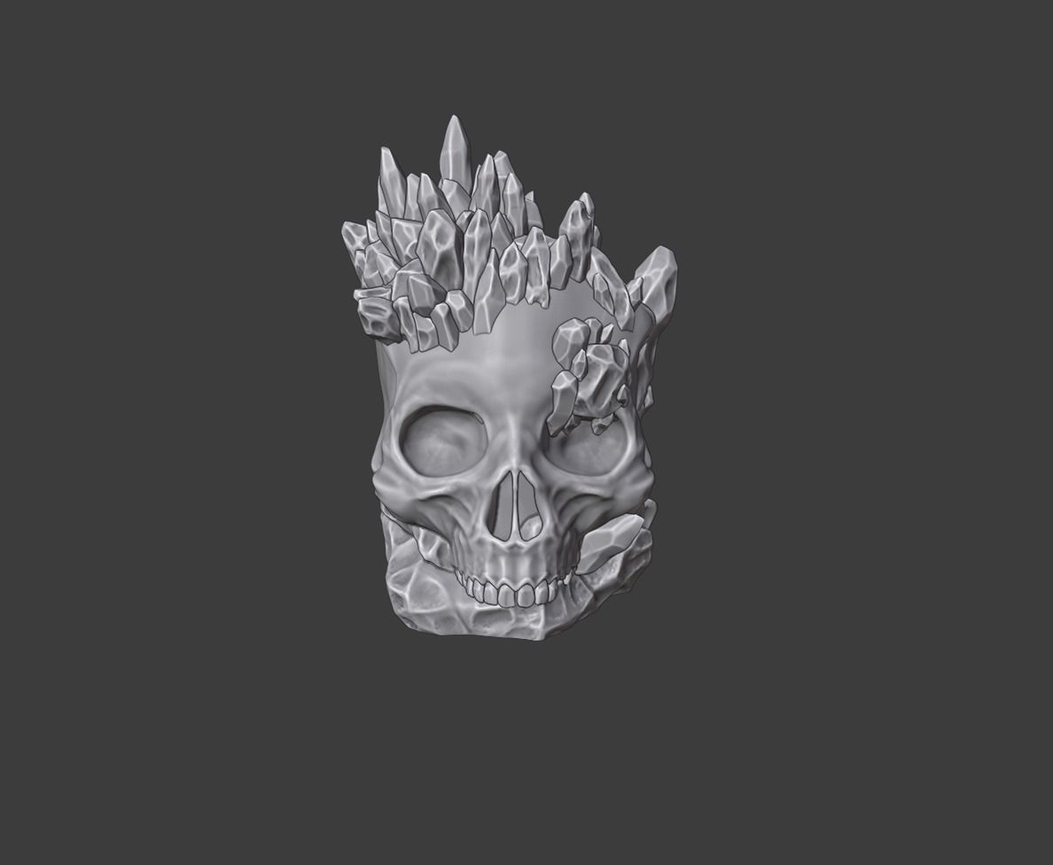 Skull Crystals - Resident Evil Village 3D print model_6