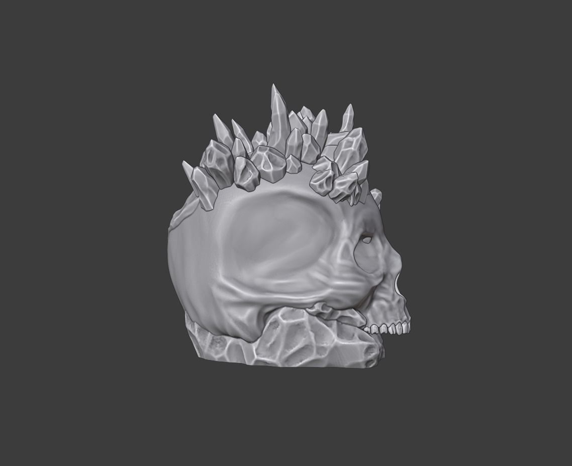 Skull Crystals - Resident Evil Village 3D print model_11
