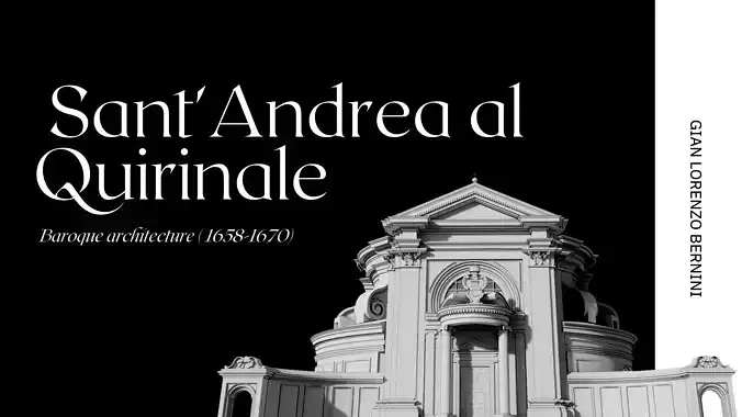 Sant Andrea al Quirinale 3D Model 3D model