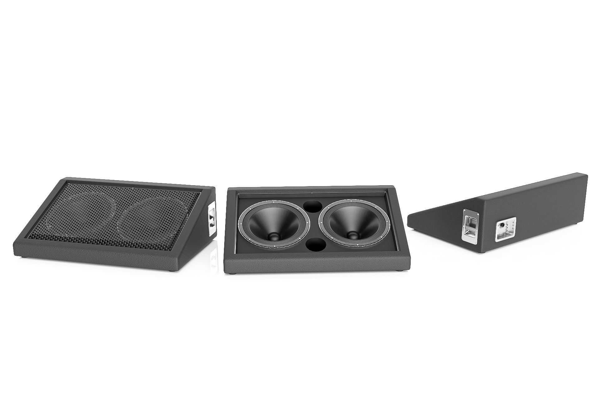 Loudspeakers Low-poly 3D model_2