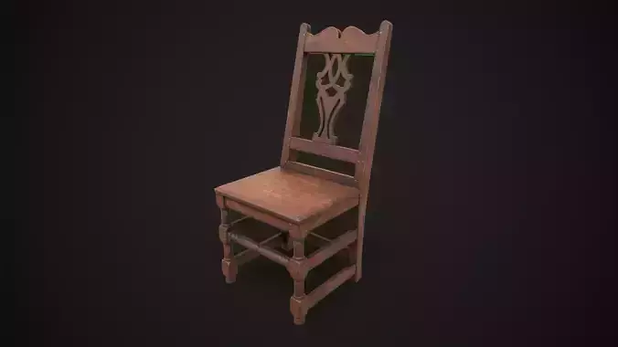 Old medieval chair