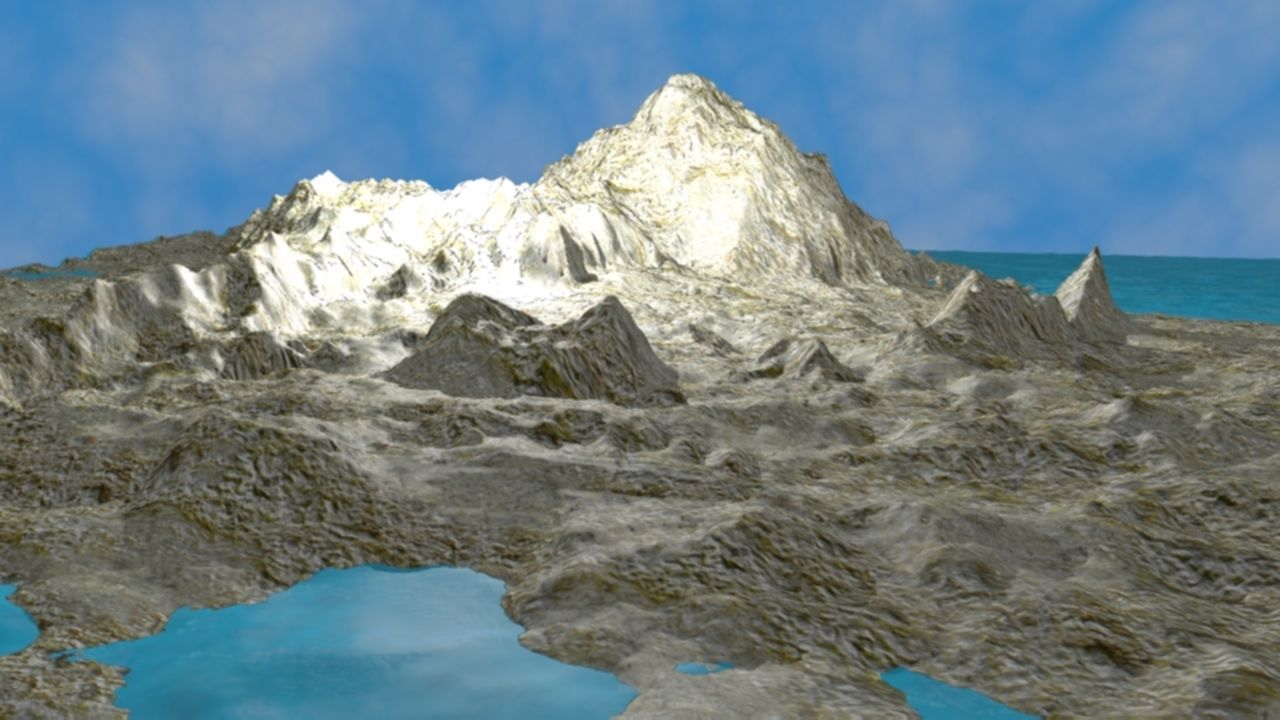 NMA Island Rock 001 Gray Preset 02 Low-poly 3D model_4