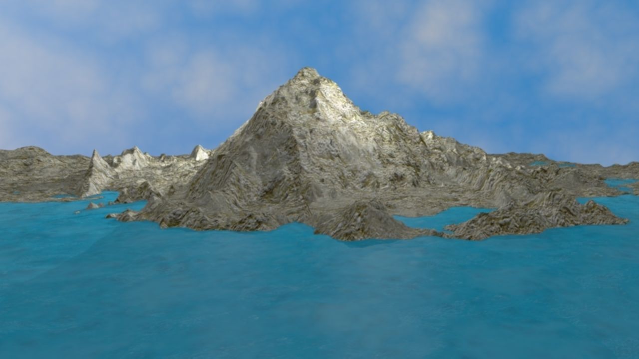 NMA Island Rock 001 Gray Preset 02 Low-poly 3D model_2