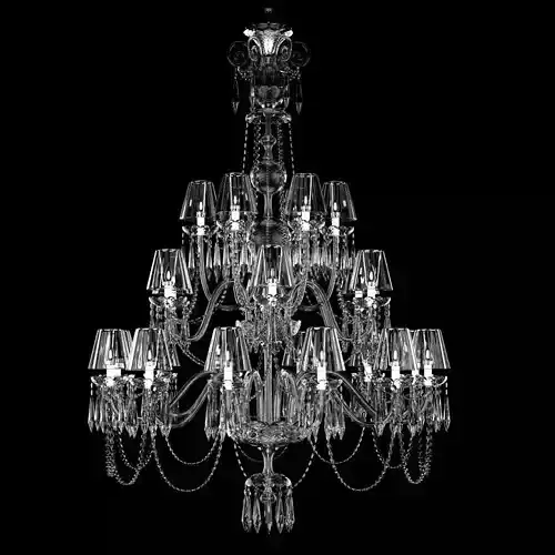 Waterford Ardmore 24-Arm Chandelier with Crystal Shades