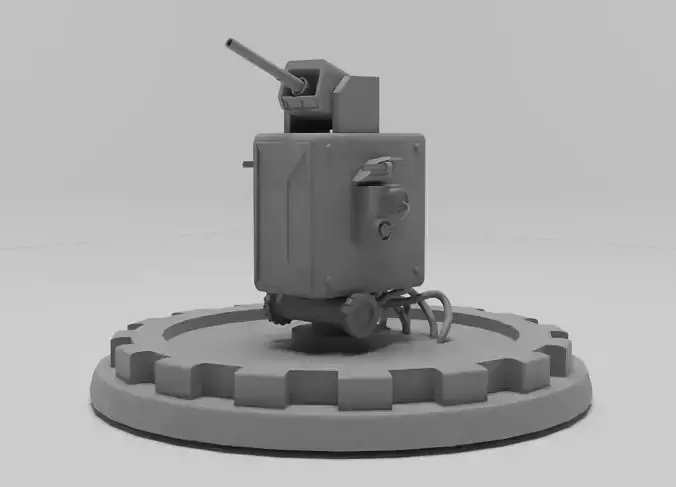 Cannon Military - 3d print model
