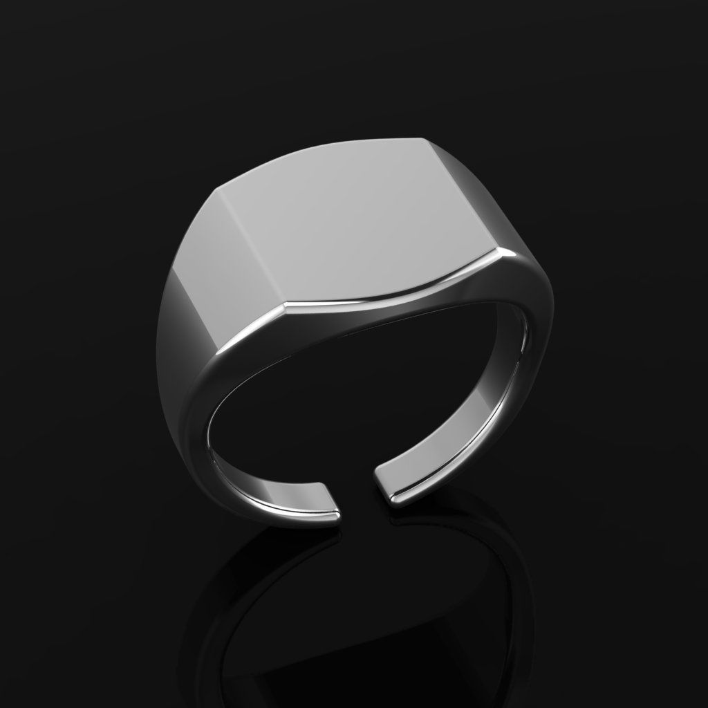 p8 ring 3D print model_2