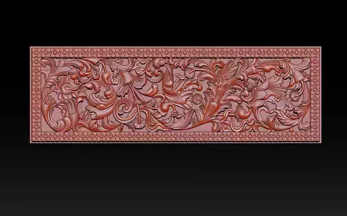 3D STL Models CNC Router - Carved decor 