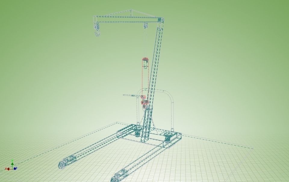 Engine Lift-1 Free 3D model_1