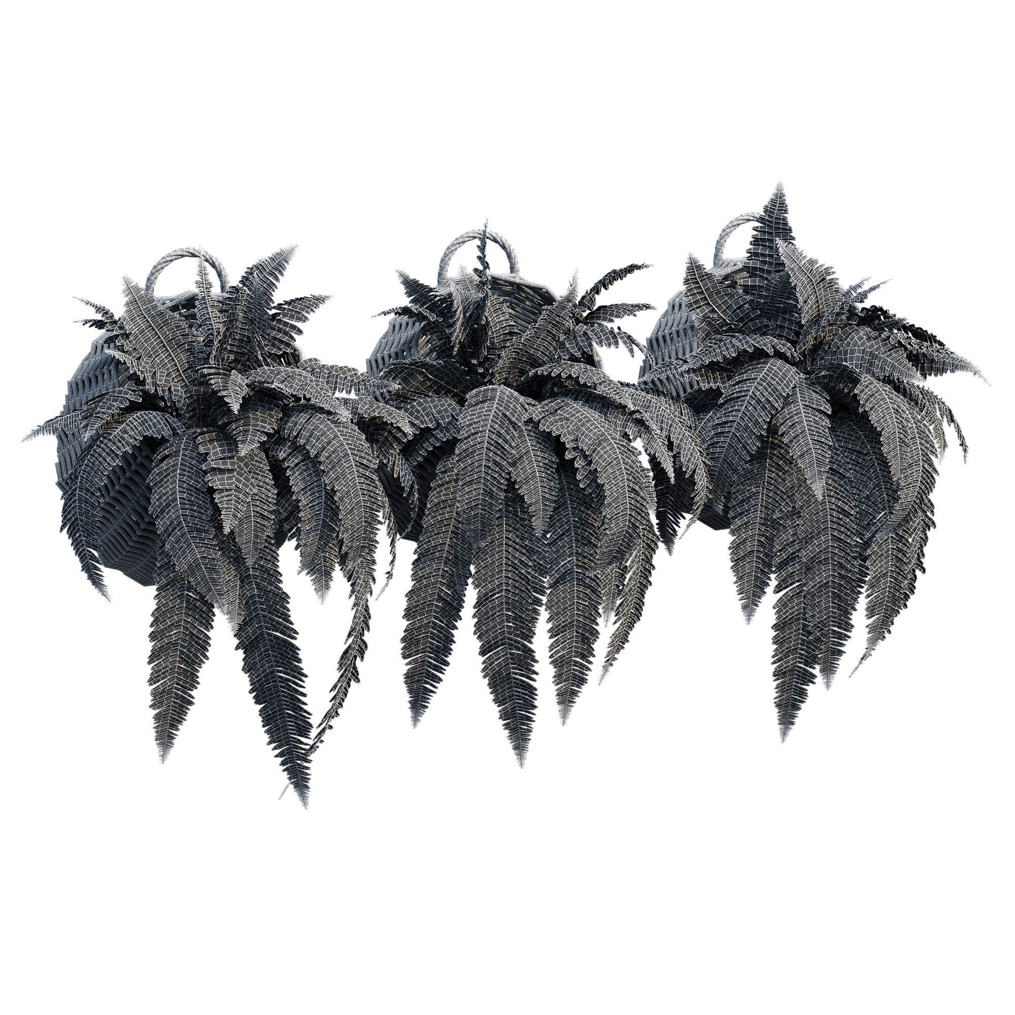 Wicker basket two 3D model_6