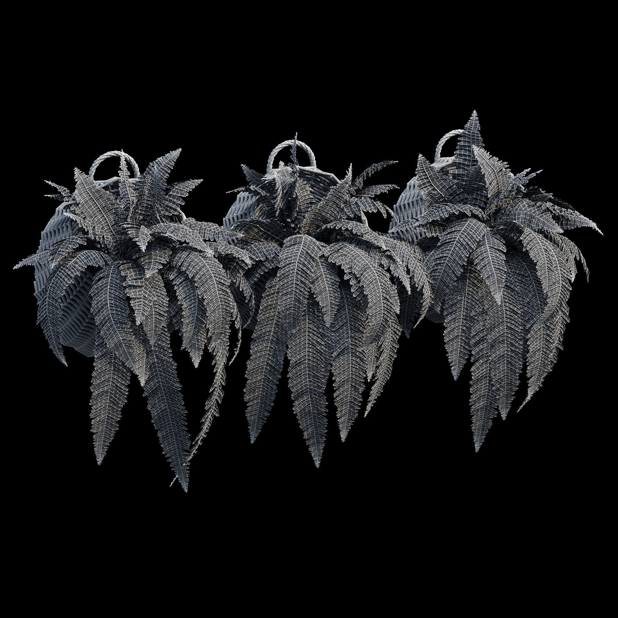 Wicker basket two 3D model_13