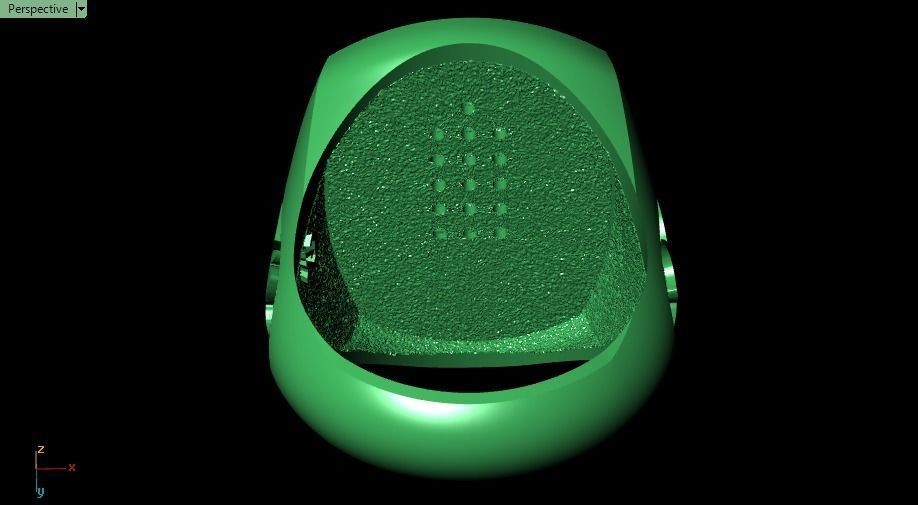 flora ring for men 3D print model_15