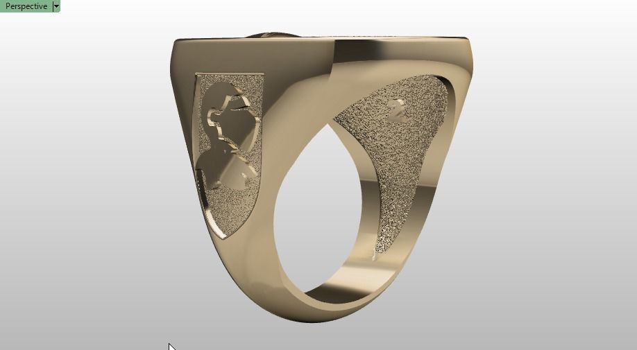 flora ring for men 3D print model_17