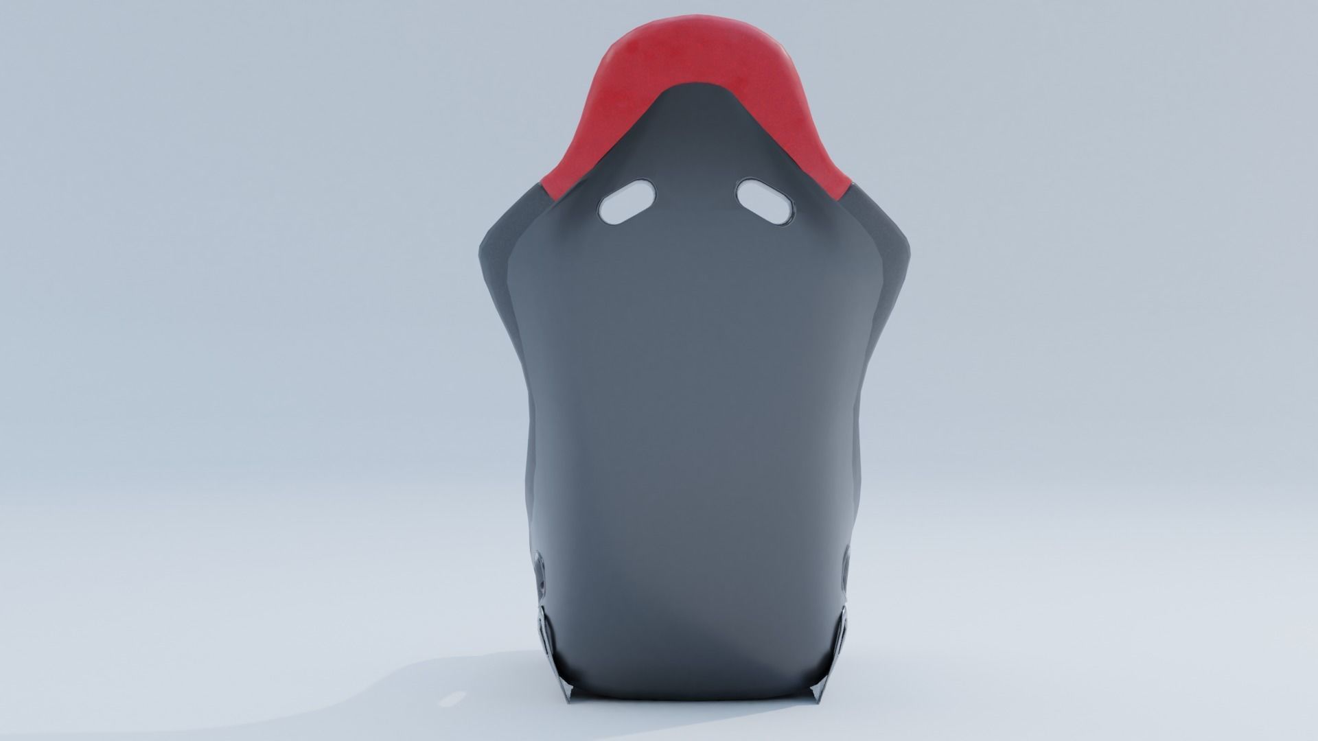 Recaro Sport car seat  Low-poly 3D model_4