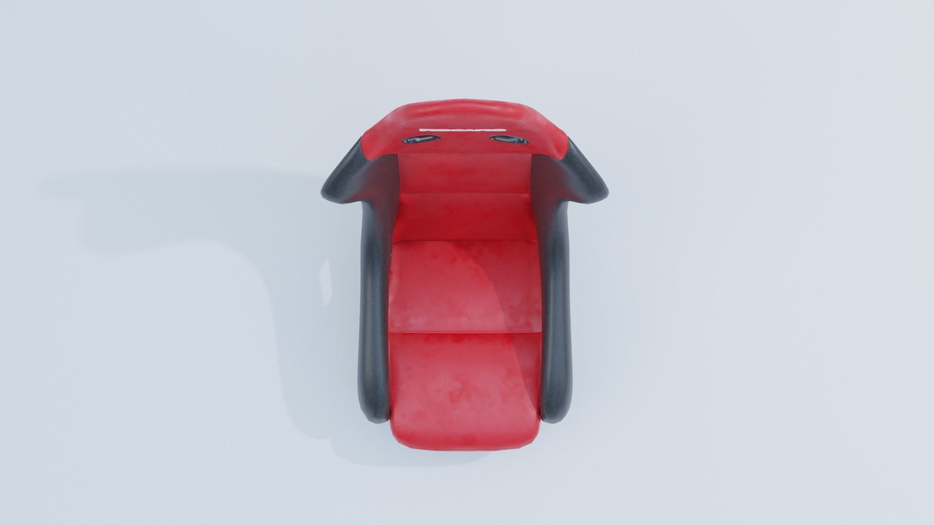 Recaro Sport car seat  Low-poly 3D model_14