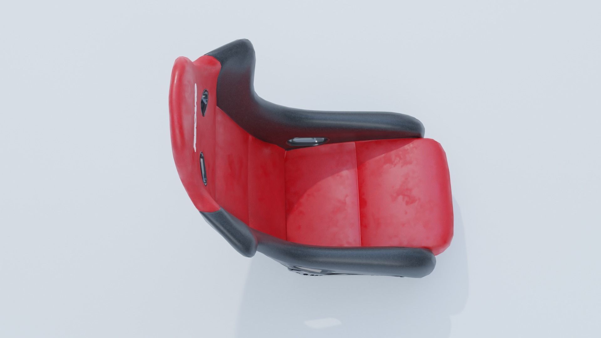 Recaro Sport car seat  Low-poly 3D model_10