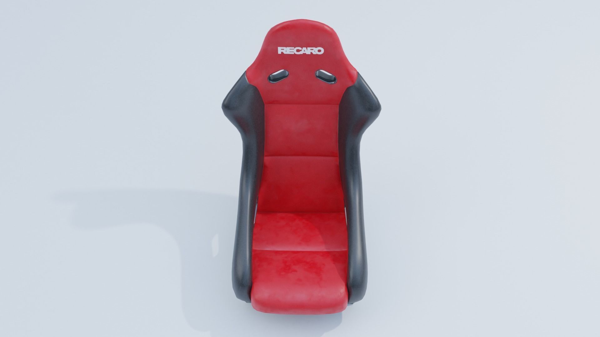 Recaro Sport car seat  Low-poly 3D model_9