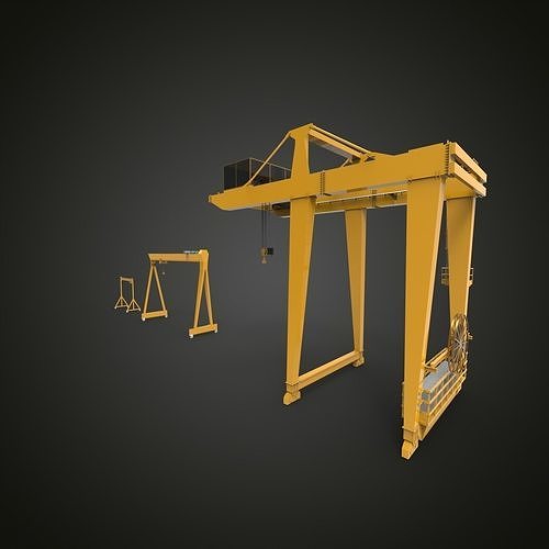 Gantry Crane 3D model