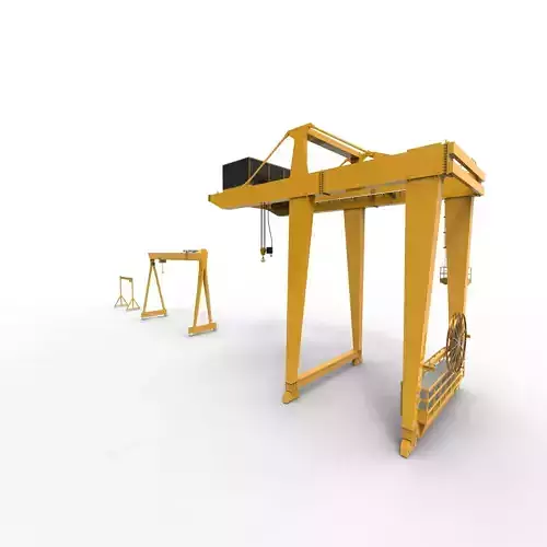 Gantry Crane 3D model