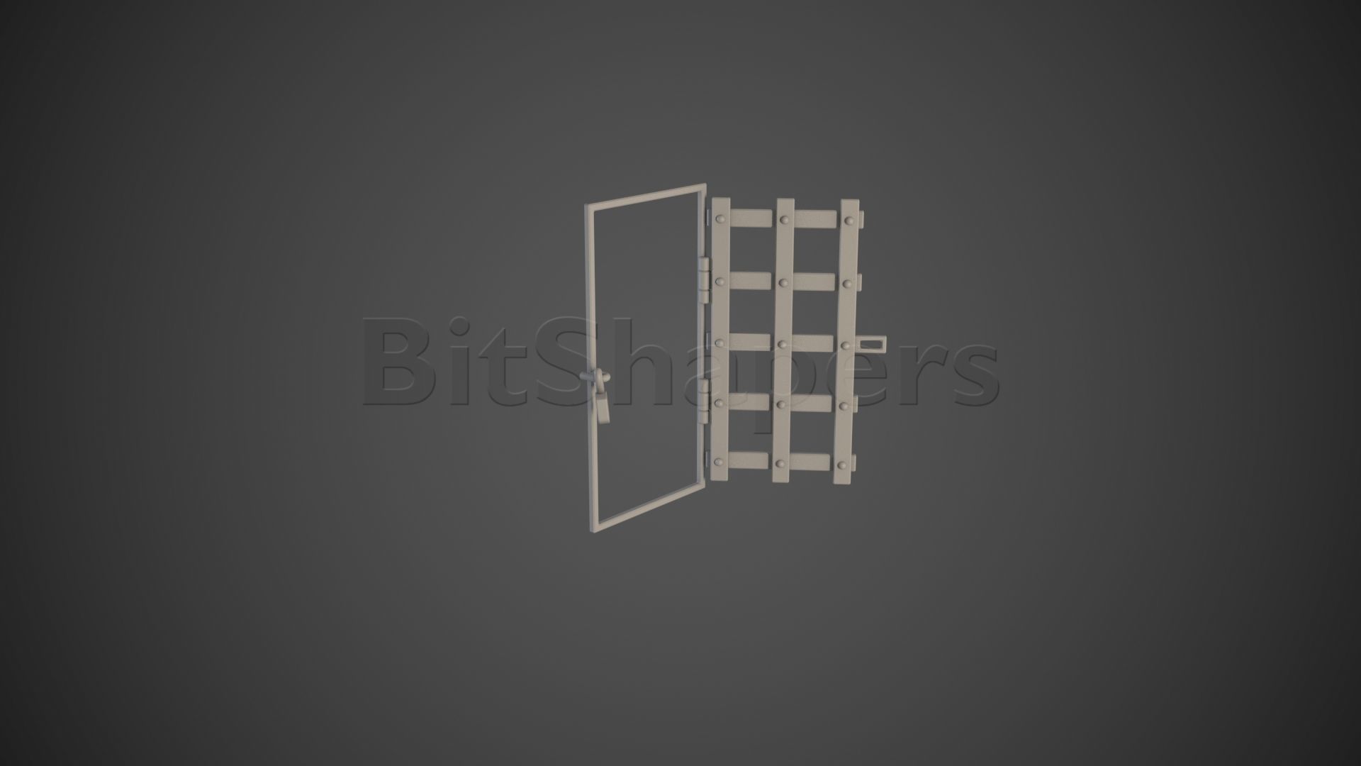 Jail Wagon with Slaves 3D print model_9