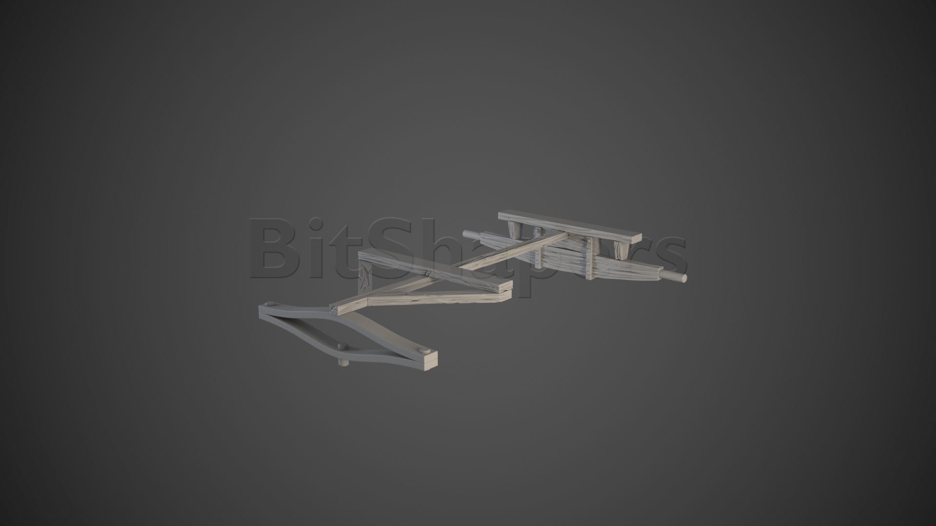 Jail Wagon with Slaves 3D print model_5