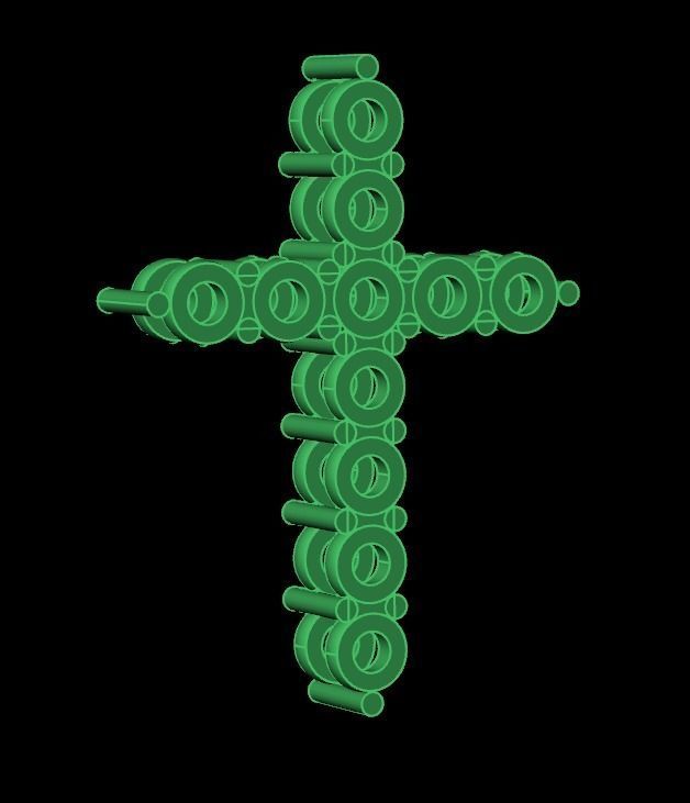 tiffany cross   3D print model_22