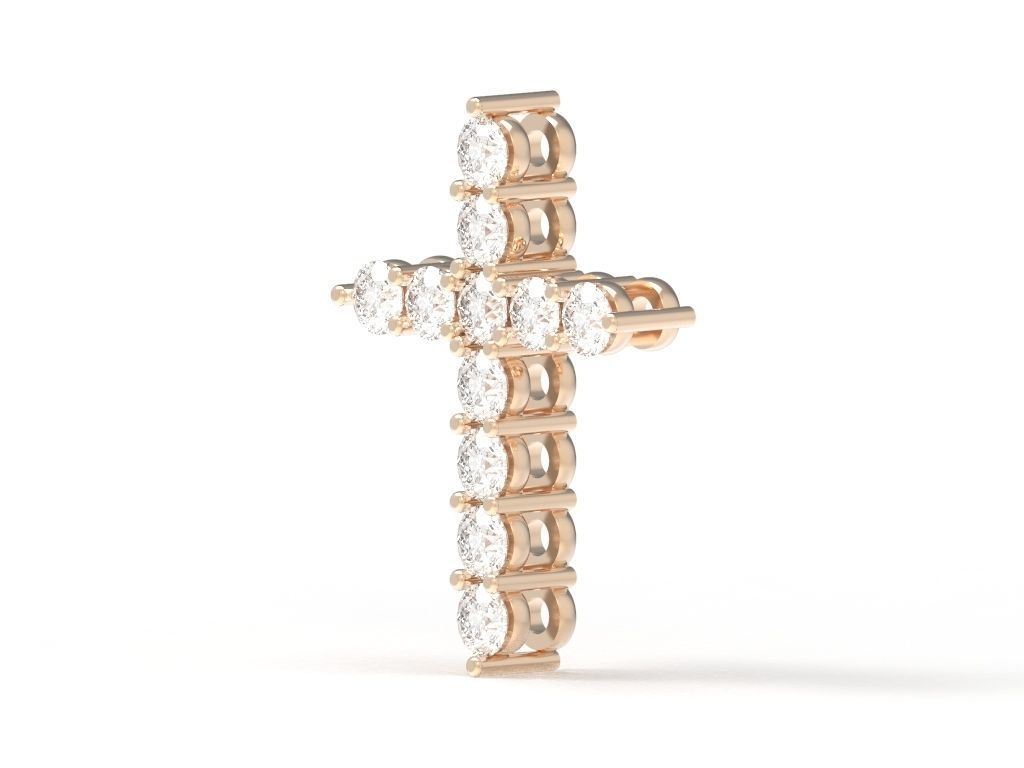 tiffany cross   3D print model_7