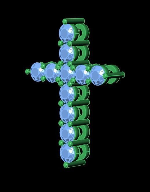 tiffany cross   3D print model_20