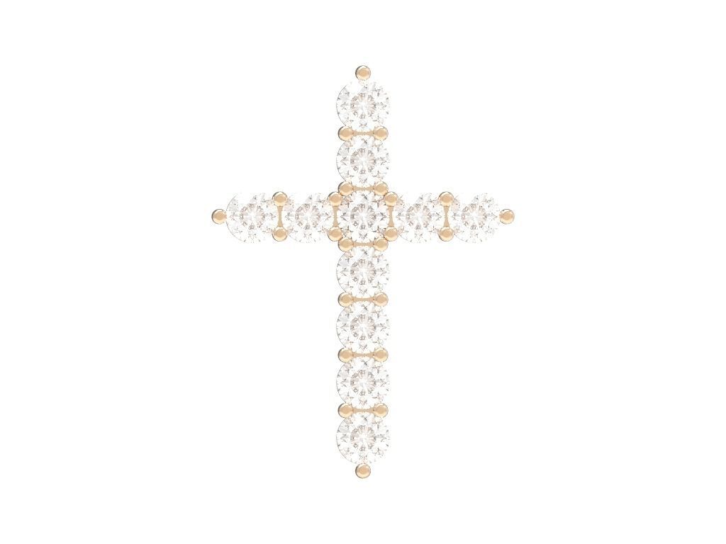 tiffany cross   3D print model_9