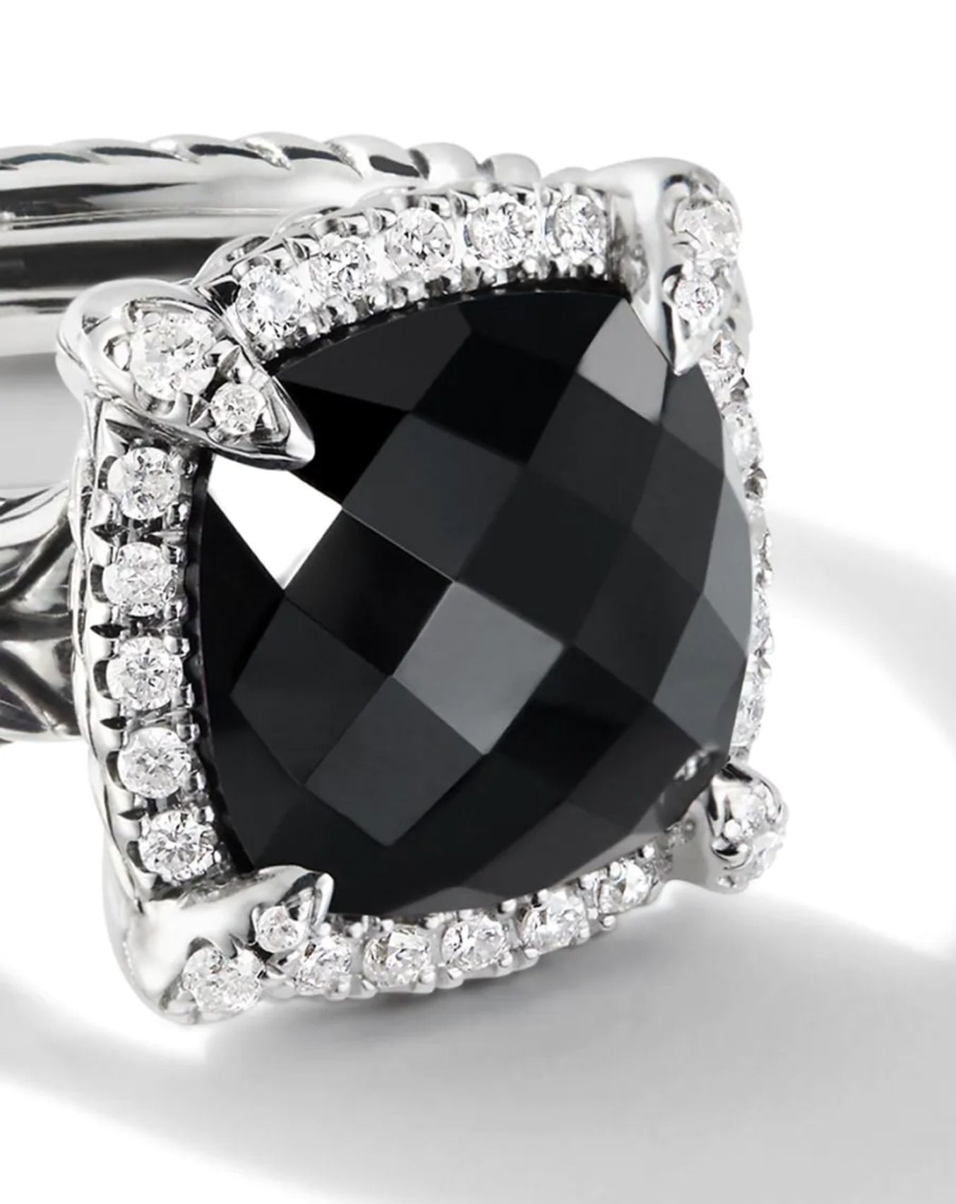 Stylish Modern Cushion Engagement  Ring 3d Model 3D print model_12