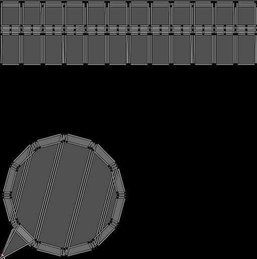 Barrel Low-poly Game ready Low-poly 3D model_7