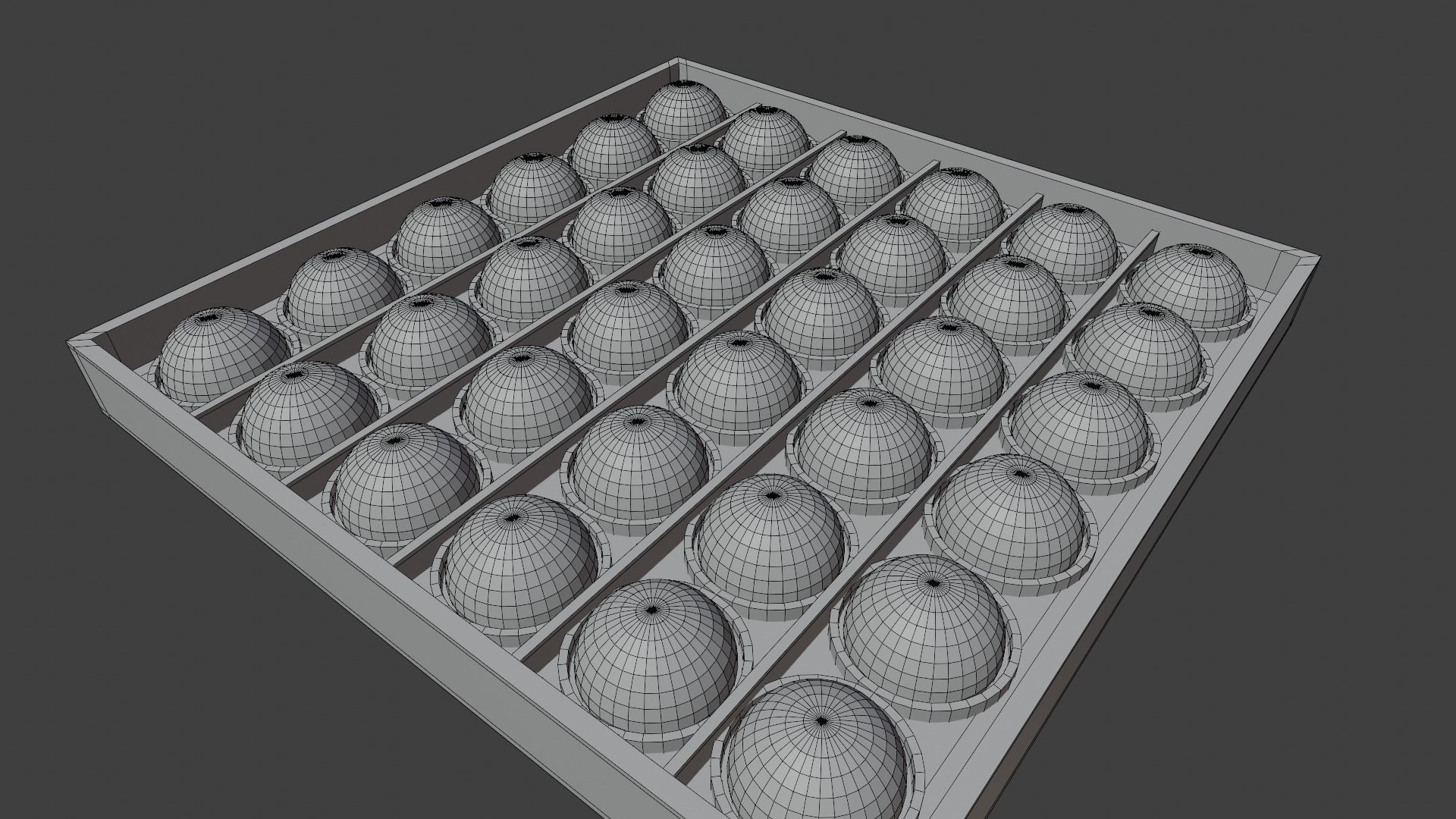 Pop-It Fidget Toy Set Low-poly 3D model_9