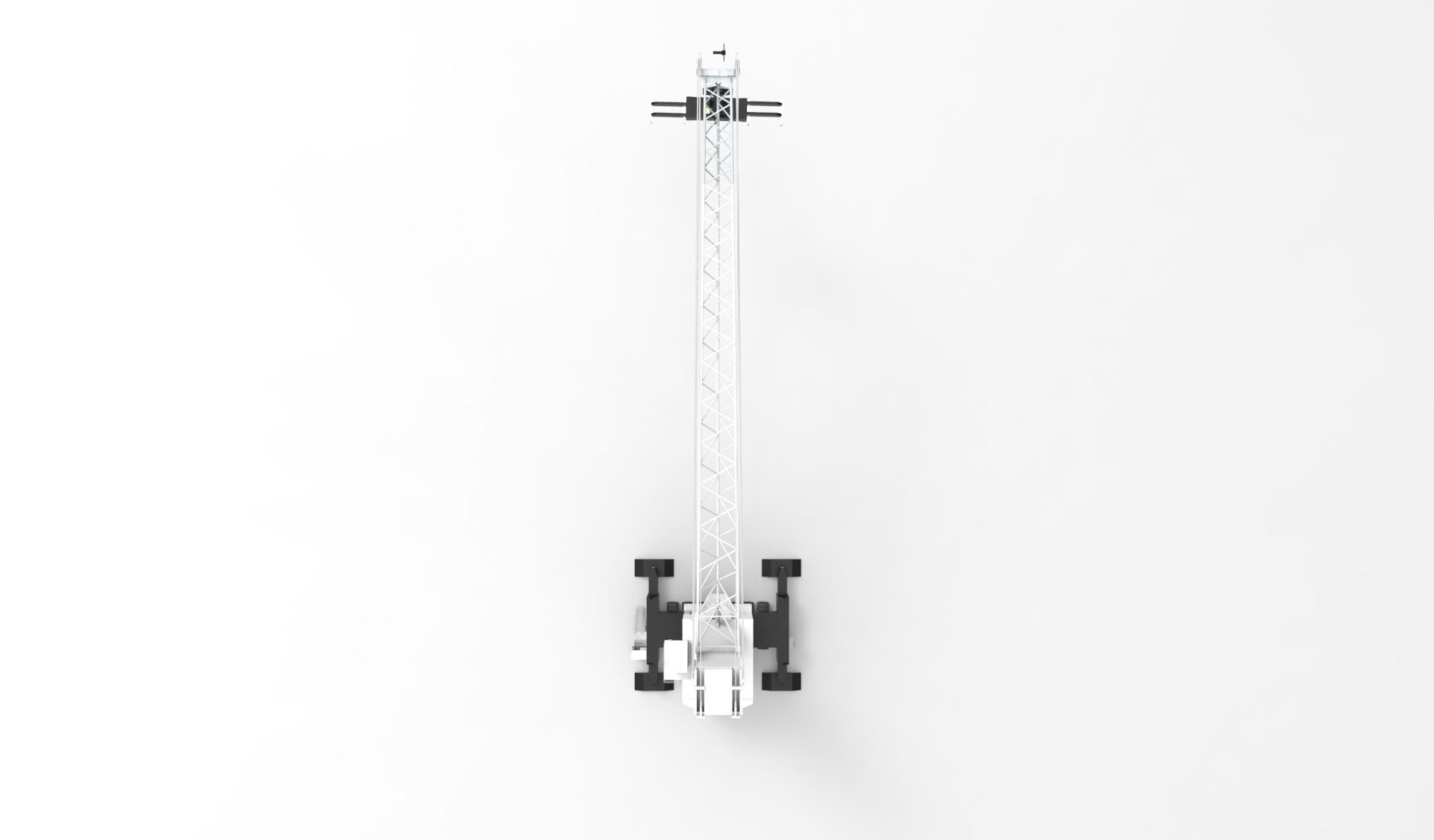 Tower container crane 3D model_7