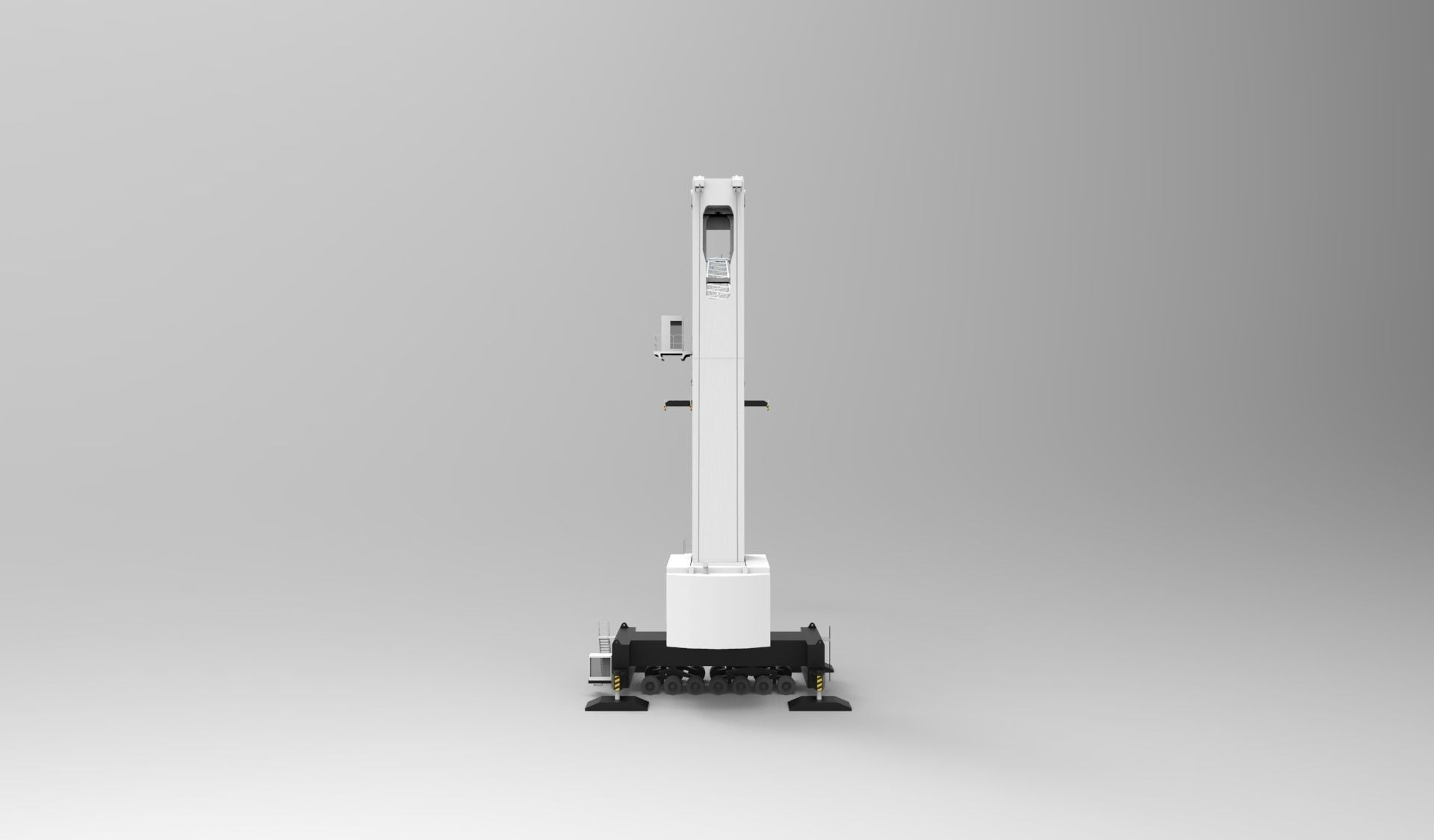 Tower container crane 3D model_12