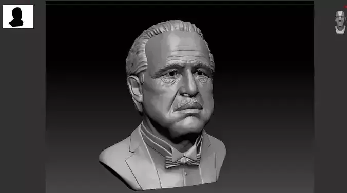 Don Corleone Bust